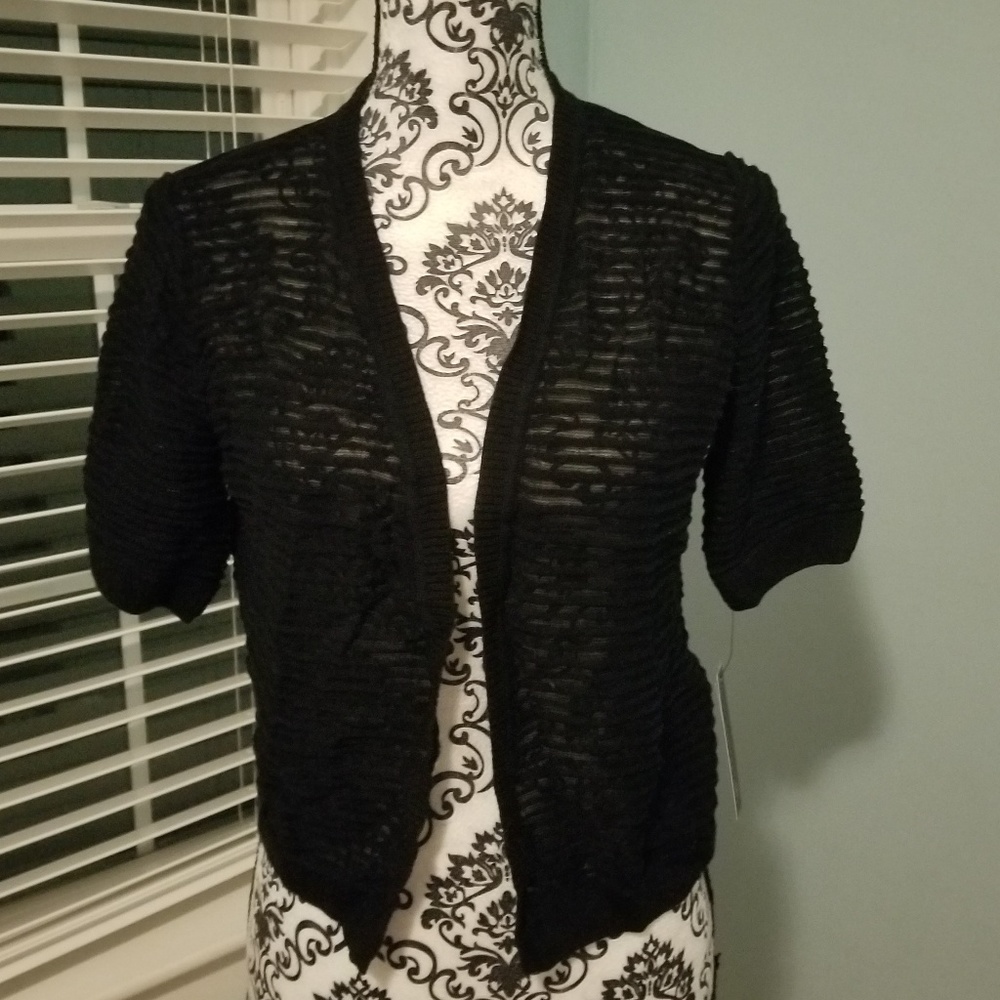 Sheer Stripe Shrug/Cardigan